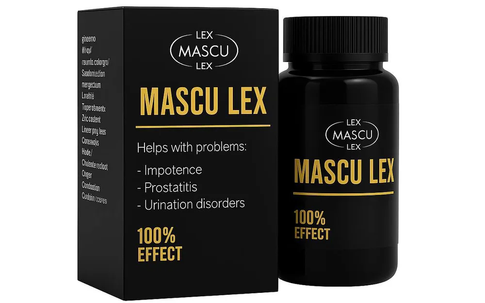Mascu Lex — كبسولات (حيوية الرجل)