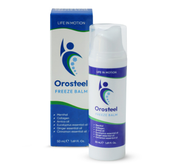 Orosteel — جل (العناية بالمفاصل), تغليف المنتج